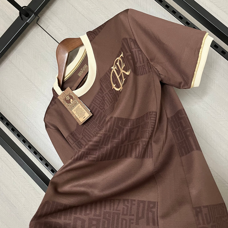 Camisa Flamengo identidade 24/25 -Torcedor Masculina - Marrom