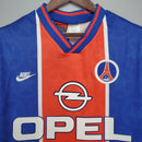 Camisa Retrô Paris Saint-Germain I 1995/96 - Torcedor Masculina -  azul e vermelha