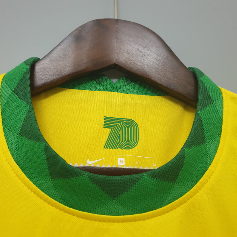 Camisa Seleção Brasileira I 20/21 Torcedor Masculina - Amarela