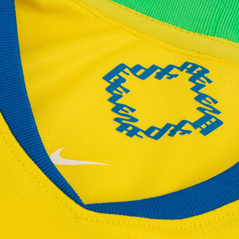 Camisa Seleção Brasileira I 25/26 - Torcedor Feminina - Amarela com detalhes em verde