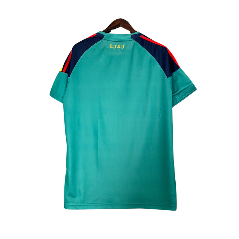 Camisa Retrô Seleção da Espanha Goleiro 2010 - Azul