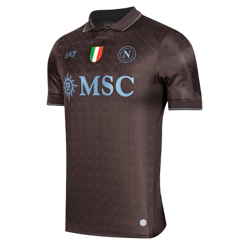 Camisa Napoli Third 25/26 - Torcedor EA7 Masculino - Preto