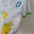Camisa Seleção Brasileira Edição Especial canário Torcedor Masculina - Branca