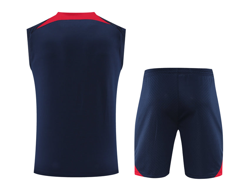 Kit Treino RB Leipzig 23/24 Nike - Azul