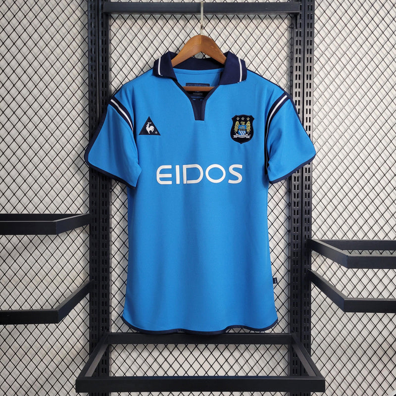 Camisa Manchester City Retrô 2001-02 Torcedor Pro Masculina