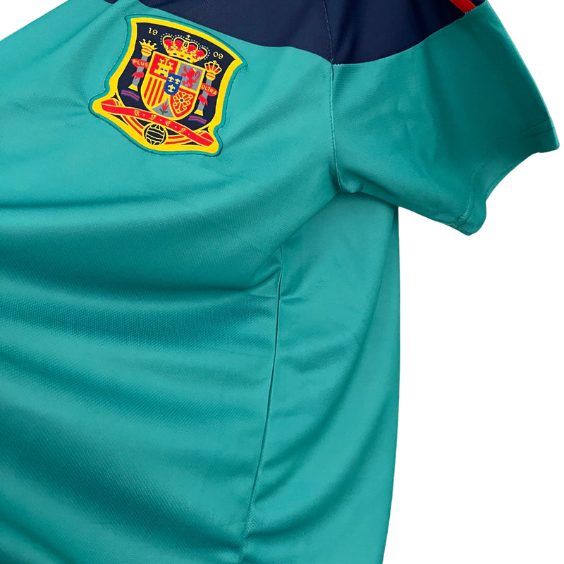 Camisa Retrô Seleção da Espanha Goleiro 2010 - Azul