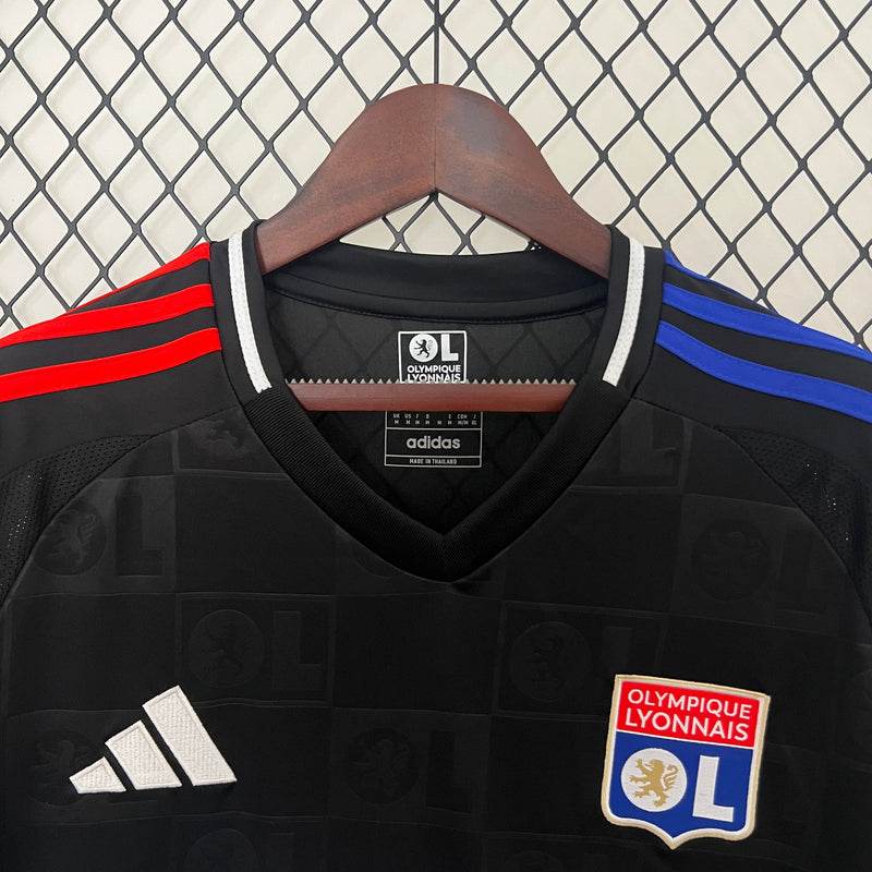 CAMISA LANÇAMENTO DO LYON 24/25 PRETO