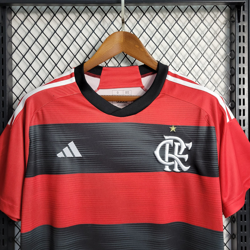 Camisa Flamengo Adidas I 2023-24 Torcedor Pro Masculina