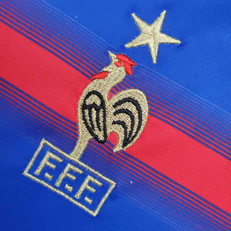 Camisa Retrô Seleção da França 2004 -Masculina - Azul