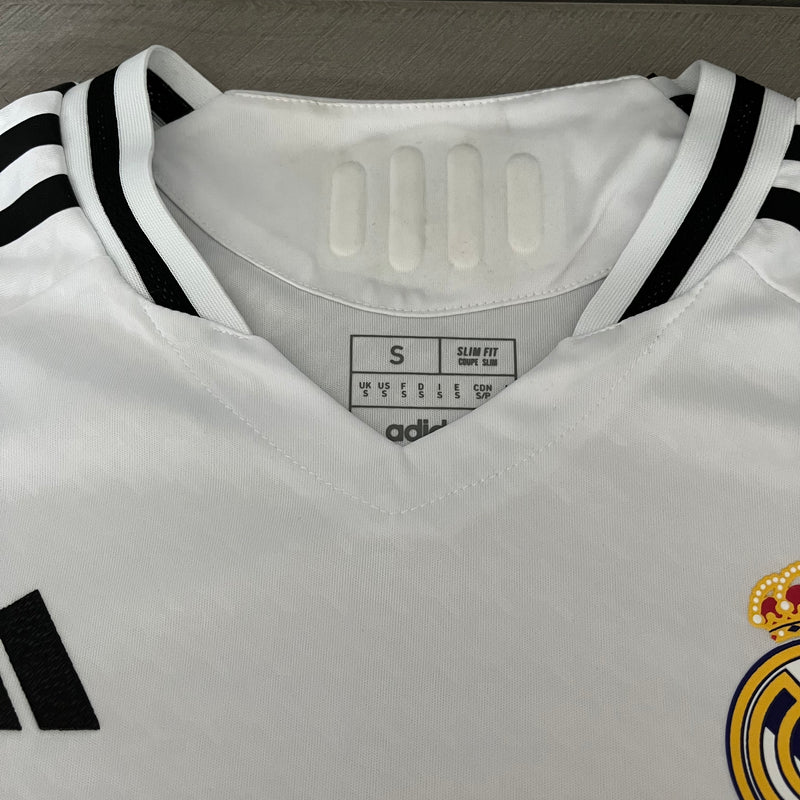 Camisa Real Madrid 2024/25 Home - Jogador Masculina - Branca