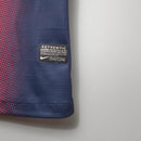 Camisa Retrô FC Barcelona I 12/13 - Masculina - Azul com detalhes em vermelho
