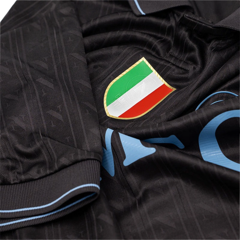 Camisa Napoli Third 25/26 - Torcedor EA7 Masculino - Preto