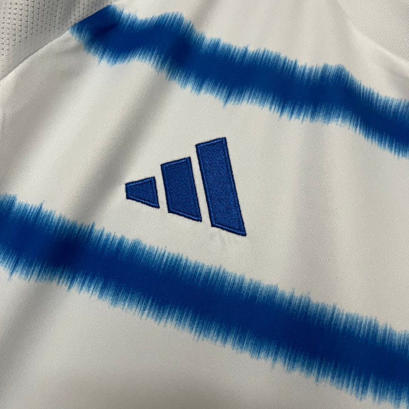 Camisa Cruzeiro II 25/26 - Torcedor Feminina - Branca com detalhes em azul