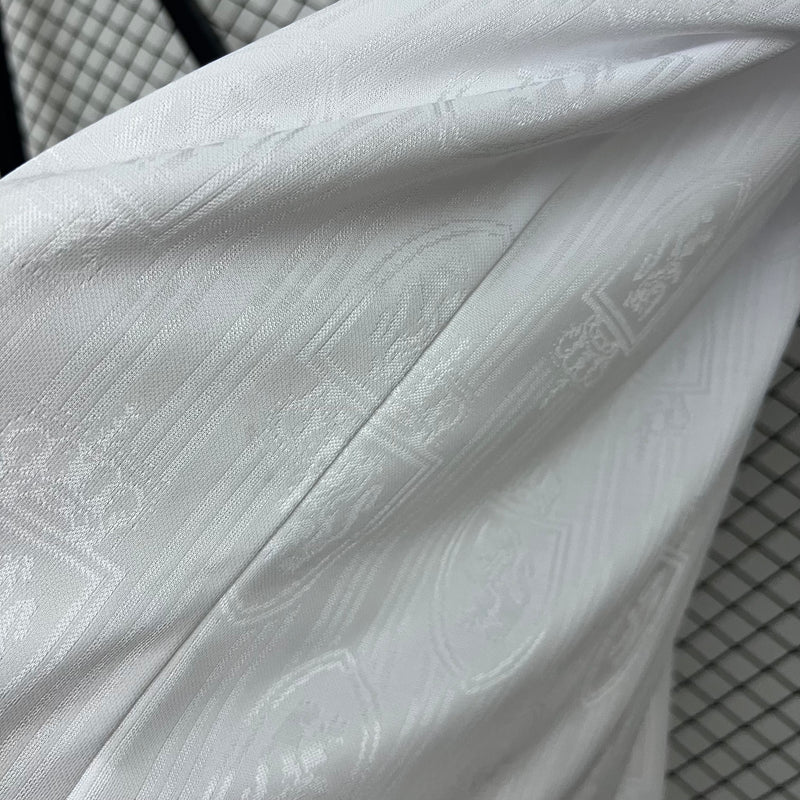 Camisa Retrô  Zaragoza 97/98 Home - Torcedor Masculina - Branca