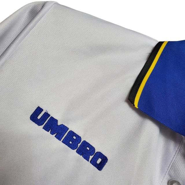 Camisa Retrô Inter de Milão II 1997/1998 - Masculina - Branca e azul