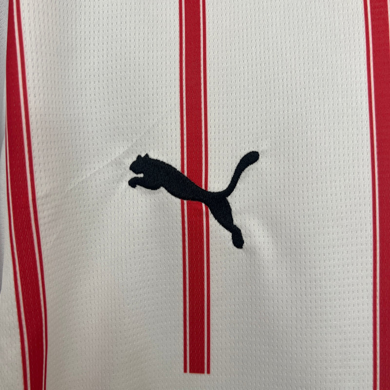 Camisa Girona I 25/26 - Torcedor Masculina - Branca