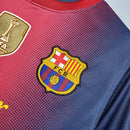 Camisa Retrô FC Barcelona I 12/13 - Masculina - Azul com detalhes em vermelho