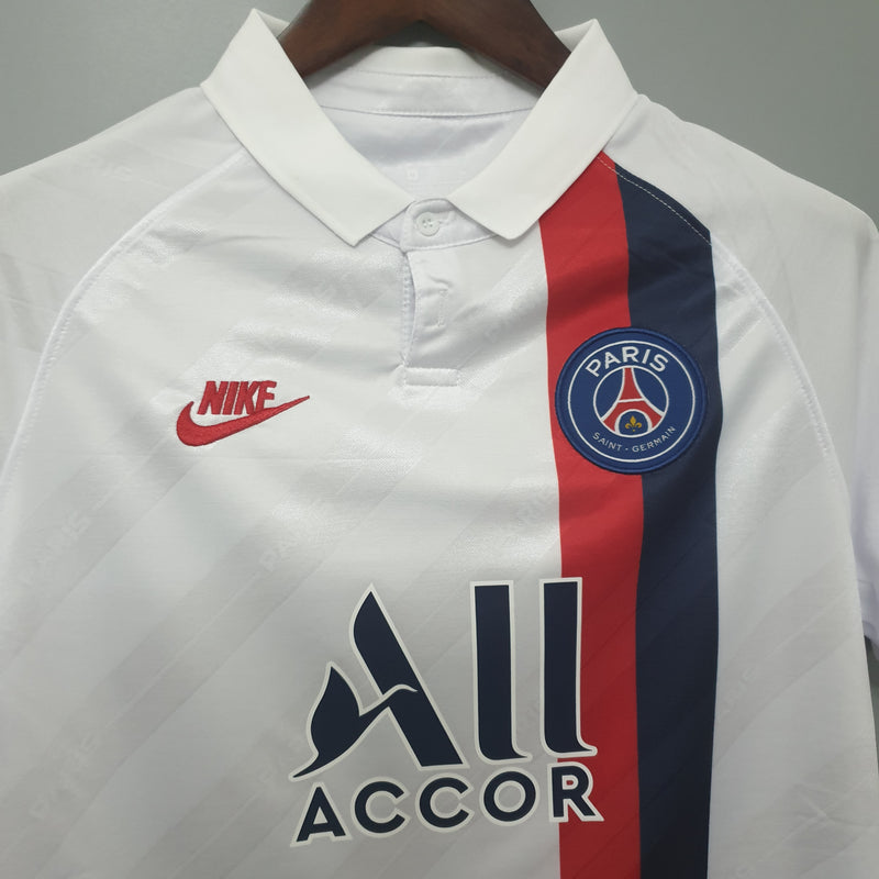 Camisa Retrô Paris Saint-Germain Third 19/20- Torcedor Masculina - Branca