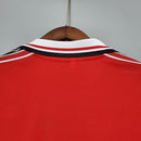 Camisa Manga Longa Manchester United 1998/99 - Vermelho