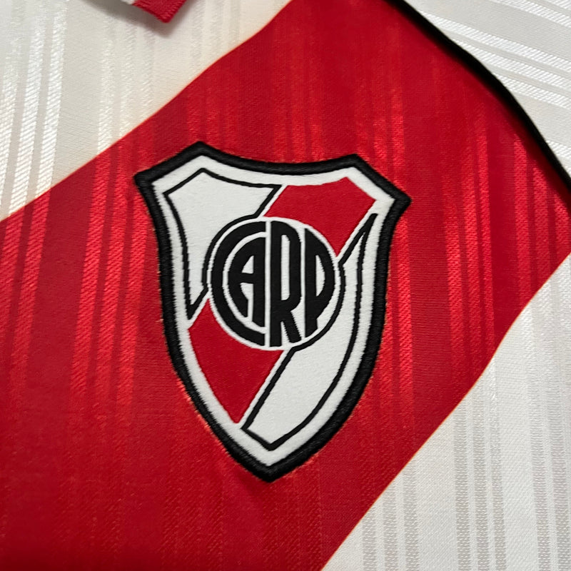 Camisa Retrô River Plate Home 1995/96 - Masculina - Branca