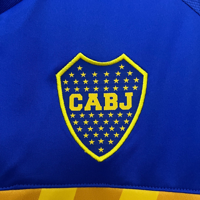 Camisa Boca Juniors I 24/25 - Torcedor Masculina - Azul com detalhes em amarelo