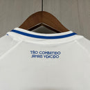 Camisa Cruzeiro II 25/26 - Torcedor Feminina - Branca com detalhes em azul