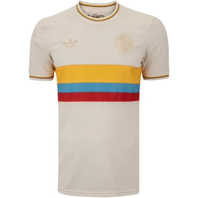 Camisa Seleção Colômbia Edição 100° Centenário 24/25 - Torcedor Masculina - Branca