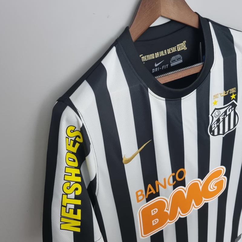 Camisa Retrô Santos II 12/13 - Torcedor Masculina - Rubro negra