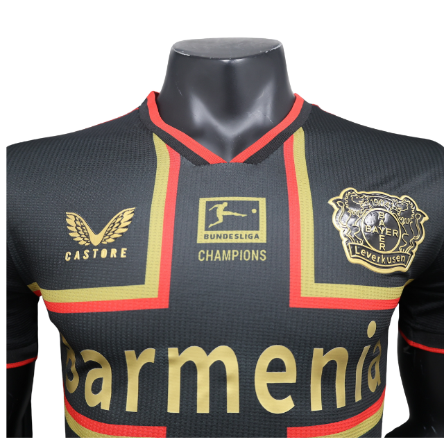 Camisa Bayern Leverkusen 2024/25 Bundesliga Champions - Versão torcedor