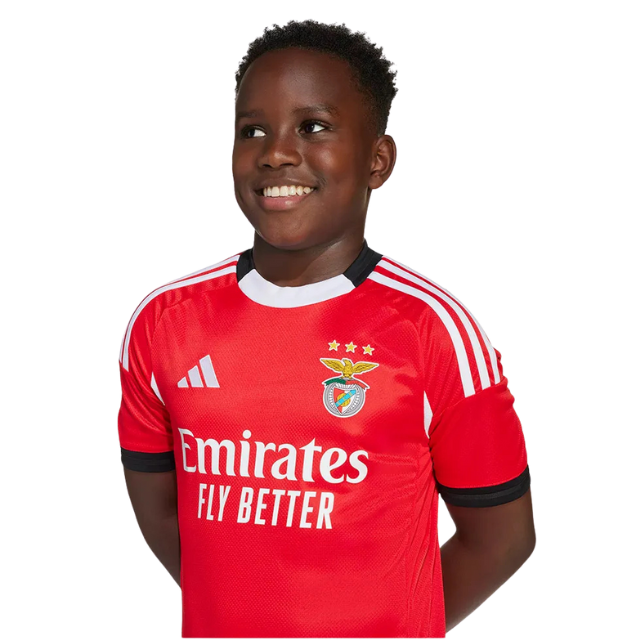Kit Infantil Benfica I 25/26 -Vermelho e branco