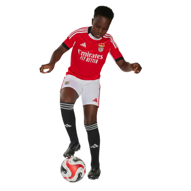 Kit Infantil Benfica I 25/26 -Vermelho e branco