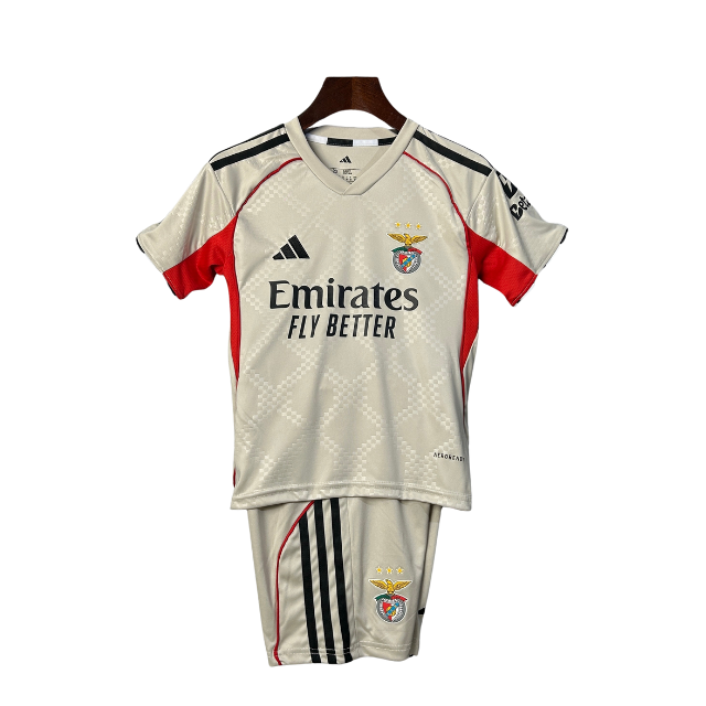 Kit Infantil Benfica II 25/26 - Bege