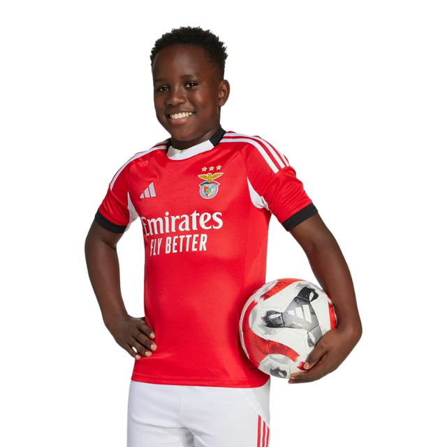 Kit Infantil Benfica I 25/26 -Vermelho e branco