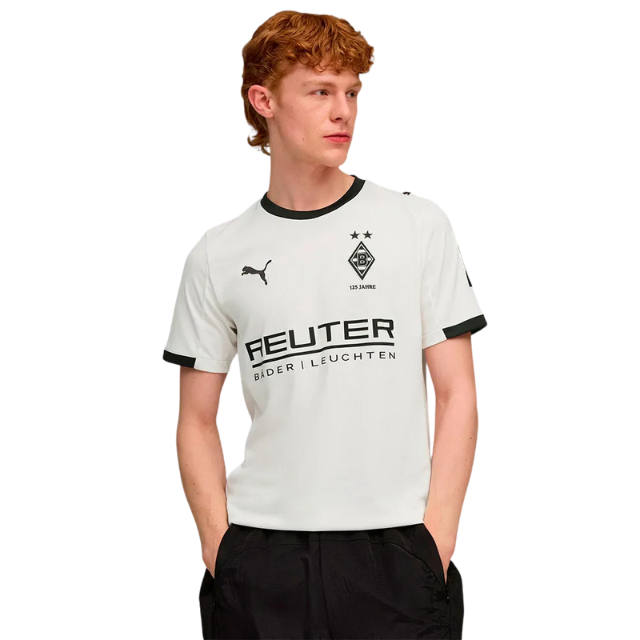 Camisa Borussia Mönchengladbach 25/26 - Torcedor Masculino - Branco