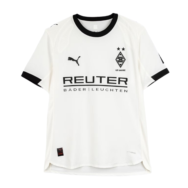 Camisa Borussia Mönchengladbach 25/26 - Torcedor Masculino - Branco