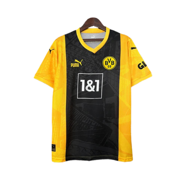 Camisa Borussia Dortmund especial 24/25 - Torcedor masculina - Amarelo e preto