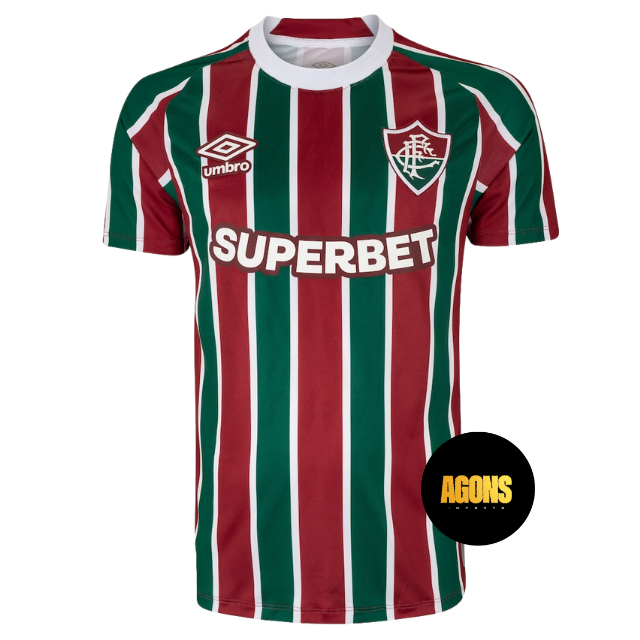 Camisa Fluminense Home 2025/26 - Torcedor Masculina - Verde e vermelho