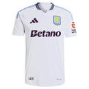 Camisa Aston Villa Away 24/25 - Torcedor Masculina - BRANCO