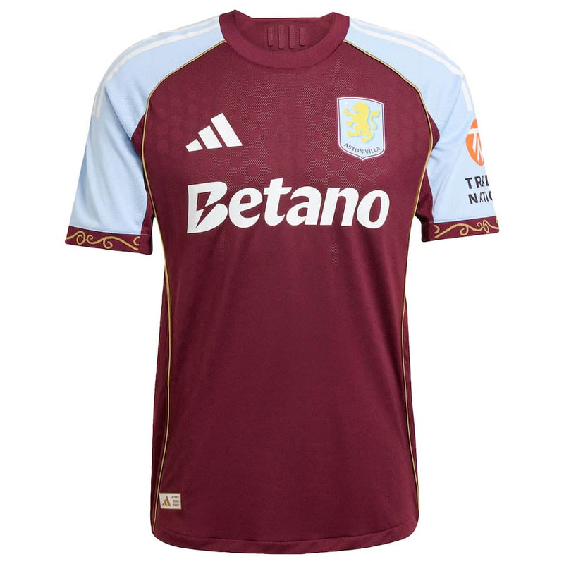 Camisa Aston Villa Home 25/26 - Torcedor Masculino - Vinho