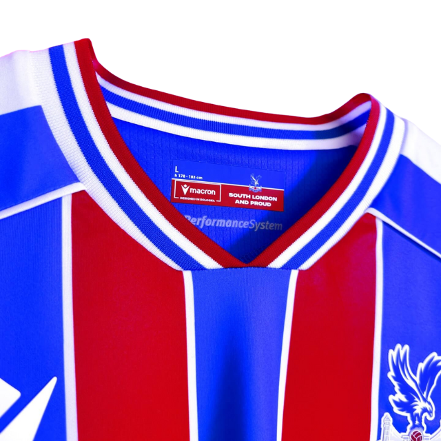 Camisa Crystal Palace Home 2025/26 - Torcedor Masculina - Azul