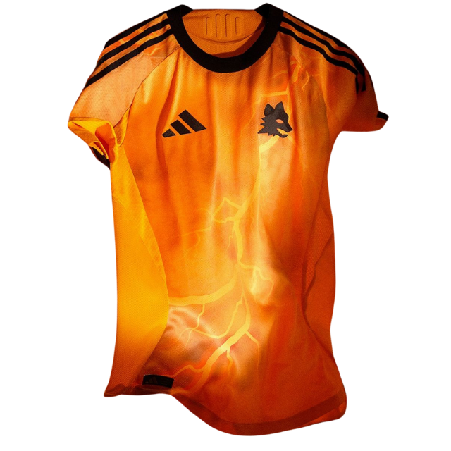 Camisa AS Roma 2025/26 Home Torcedor Masculina - Laranja