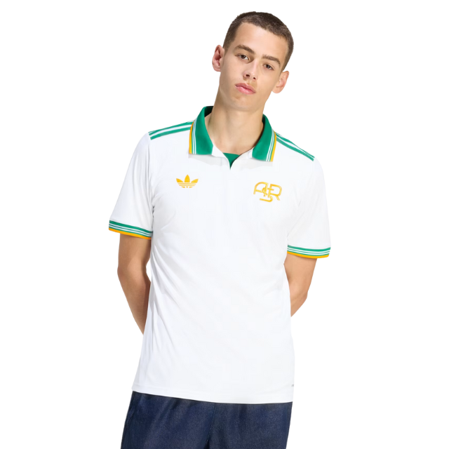 Camisa AS Roma 2025/26 Third Torcedor Masculina - Branca e verde