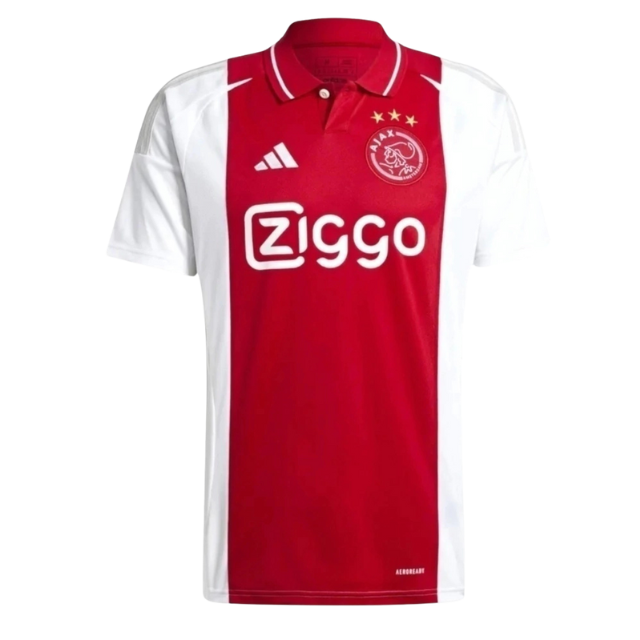 Camisa Ajax I 24/25 - Torcedor Masculina - Vermelha e branca