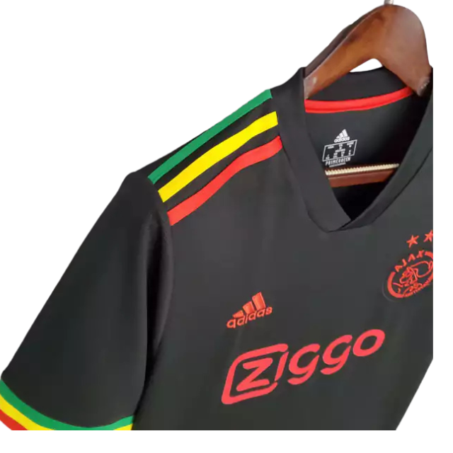 Camisa Ajax IlI Rastafari Culture 21/22 Torcedor Masculina - preta