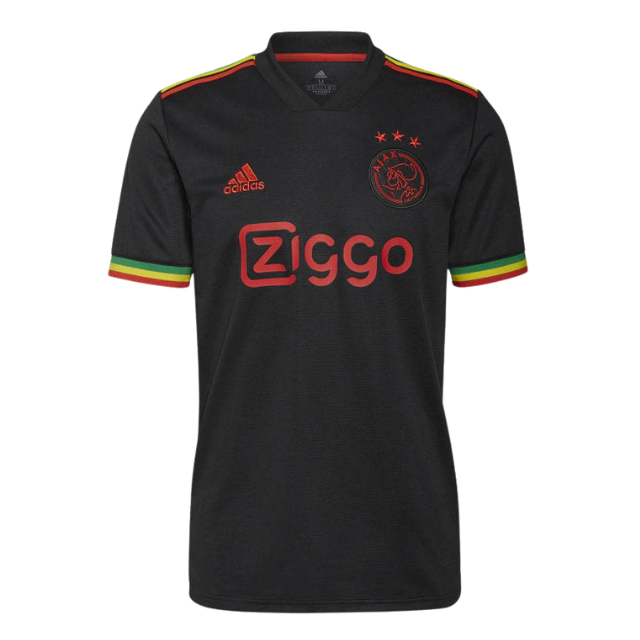 Camisa Ajax IlI Rastafari Culture 21/22 Torcedor Masculina - preta