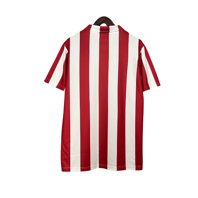 Camisa Athletic Bilbao Retrô - Vermelha e Branca - Torcedor