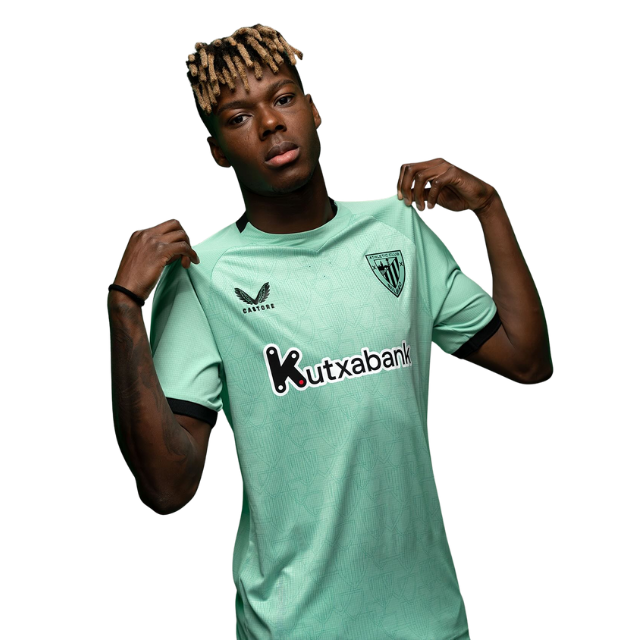 Camisa Athletic Bilbao III 2025/26 - Torcedor Masculina - Verde água