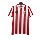 Camisa Athletic Bilbao Retrô - Vermelha e Branca - Torcedor