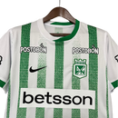 Camisa Atlético Nacional Home 25/26 - Torcedor Masculina - Branca e verde