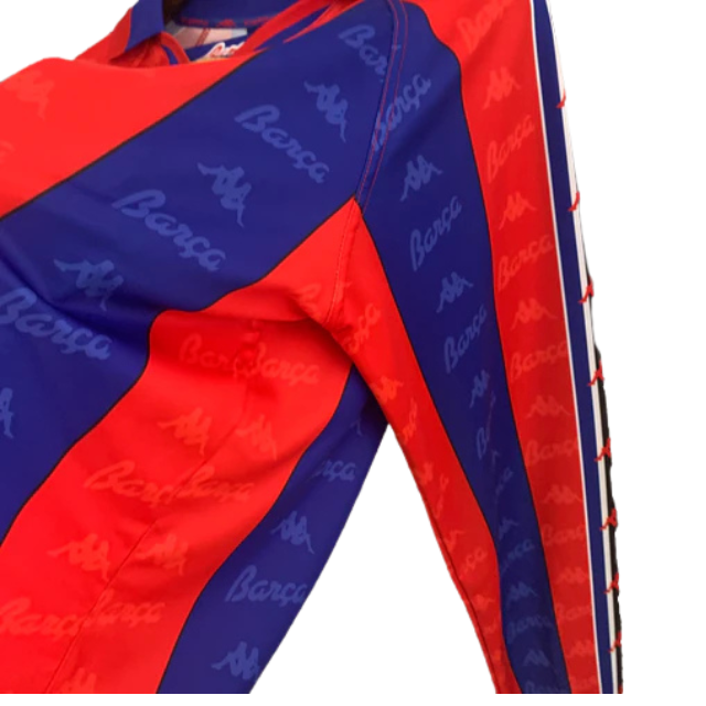 Camisa Manga Longa Retrô FC Barcelona 1996/97